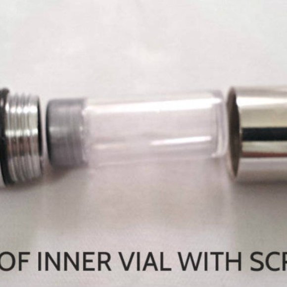 Engraved  Father/Daughter Cremation Urn Necklace - Picture 4 of 4